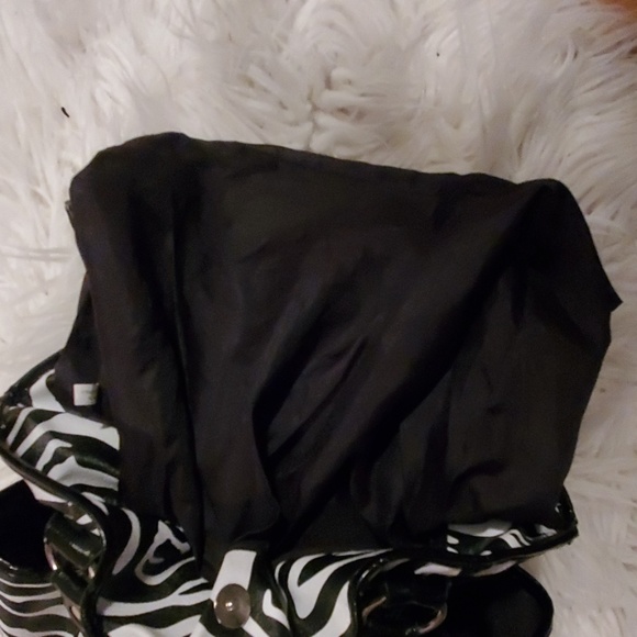 Zebra print leather purse - Picture 7 of 8